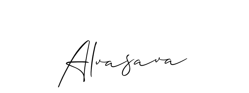 if you are searching for the best signature style for your name Alvasava. so please give up your signature search. here we have designed multiple signature styles  using Allison_Script. Alvasava signature style 2 images and pictures png