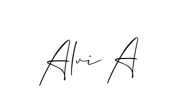 Check out images of Autograph of Alvi A name. Actor Alvi A Signature Style. Allison_Script is a professional sign style online. Alvi A signature style 2 images and pictures png