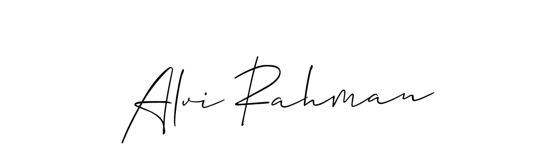 How to Draw Alvi Rahman signature style? Allison_Script is a latest design signature styles for name Alvi Rahman. Alvi Rahman signature style 2 images and pictures png