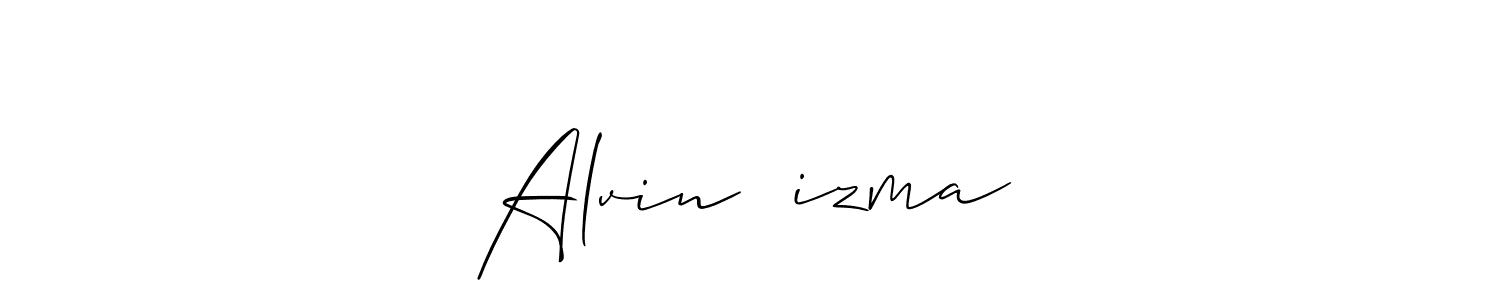 Make a beautiful signature design for name Alvin❤️izma. Use this online signature maker to create a handwritten signature for free. Alvin❤️izma signature style 2 images and pictures png