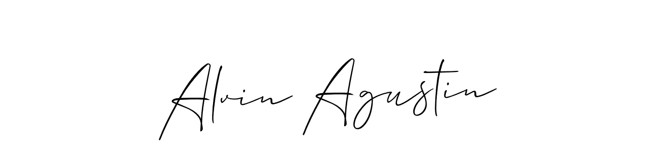 Alvin Agustin stylish signature style. Best Handwritten Sign (Allison_Script) for my name. Handwritten Signature Collection Ideas for my name Alvin Agustin. Alvin Agustin signature style 2 images and pictures png