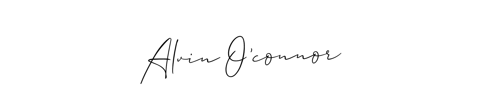 Alvin O’connor stylish signature style. Best Handwritten Sign (Allison_Script) for my name. Handwritten Signature Collection Ideas for my name Alvin O’connor. Alvin O’connor signature style 2 images and pictures png