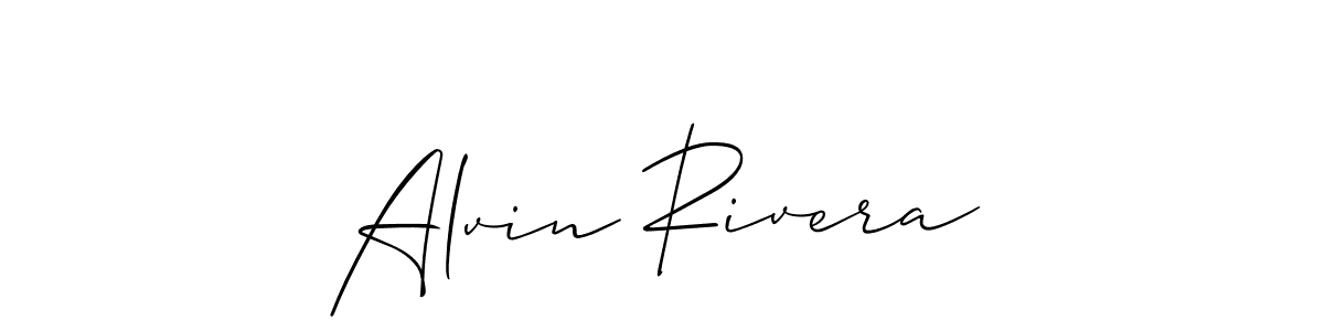 Make a beautiful signature design for name Alvin Rivera. Use this online signature maker to create a handwritten signature for free. Alvin Rivera signature style 2 images and pictures png