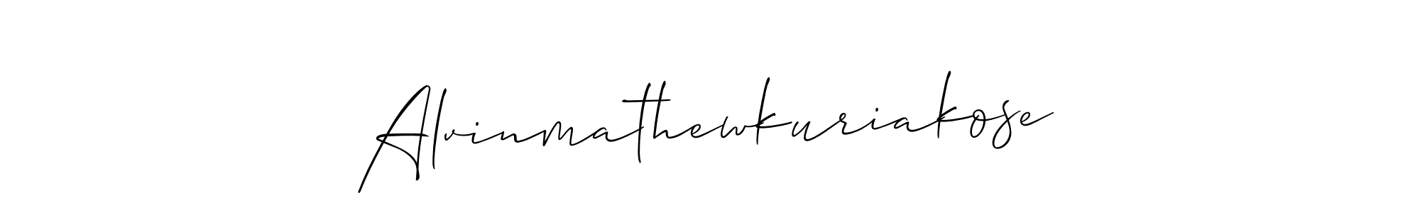 You can use this online signature creator to create a handwritten signature for the name Alvinmathewkuriakose. This is the best online autograph maker. Alvinmathewkuriakose signature style 2 images and pictures png