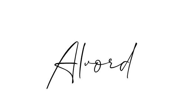 Make a beautiful signature design for name Alvord. With this signature (Allison_Script) style, you can create a handwritten signature for free. Alvord signature style 2 images and pictures png