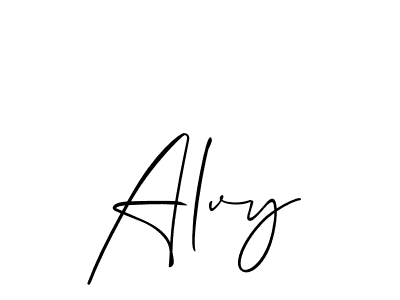 How to Draw Alvy signature style? Allison_Script is a latest design signature styles for name Alvy. Alvy signature style 2 images and pictures png