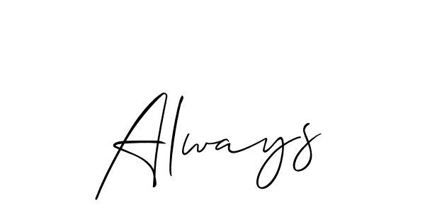 How to Draw Always signature style? Allison_Script is a latest design signature styles for name Always. Always signature style 2 images and pictures png