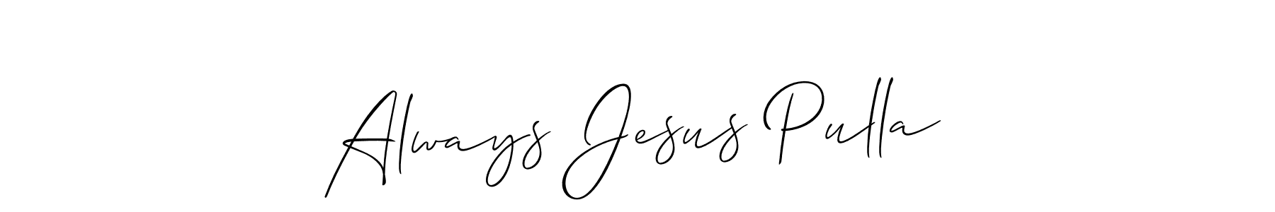 You can use this online signature creator to create a handwritten signature for the name Always Jesus Pulla. This is the best online autograph maker. Always Jesus Pulla signature style 2 images and pictures png