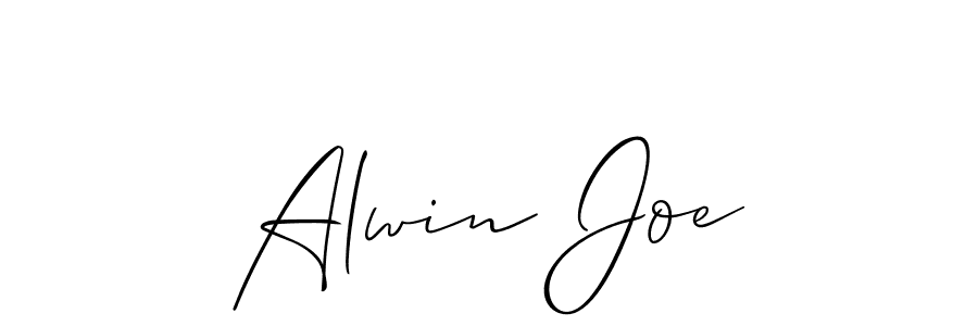 Also You can easily find your signature by using the search form. We will create Alwin Joe name handwritten signature images for you free of cost using Allison_Script sign style. Alwin Joe signature style 2 images and pictures png