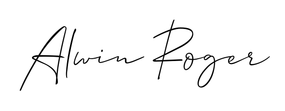 Practice writing Alwin Roger with the flow of Allison_Script lettering. A fantastic source of inspiration for developing your personal signature style. Alwin Roger signature style 2 images and pictures png