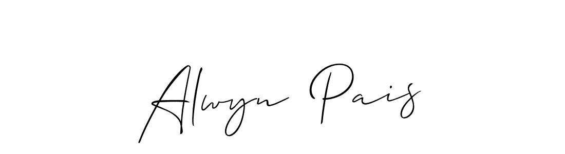Also we have Alwyn  Pais name is the best signature style. Create professional handwritten signature collection using Allison_Script autograph style. Alwyn  Pais signature style 2 images and pictures png