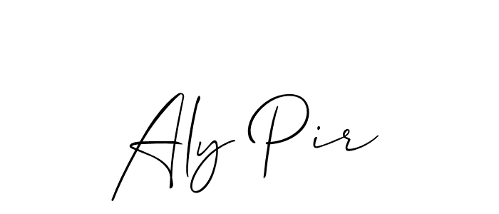 See photos of Aly Pir official signature by Spectra . Check more albums & portfolios. Read reviews & check more about Allison_Script font. Aly Pir signature style 2 images and pictures png