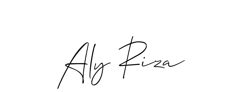 Also You can easily find your signature by using the search form. We will create Aly Riza name handwritten signature images for you free of cost using Allison_Script sign style. Aly Riza signature style 2 images and pictures png