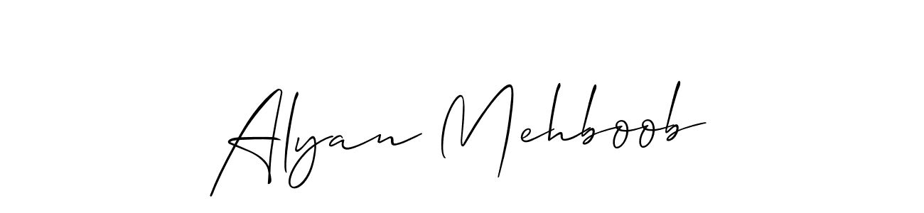 if you are searching for the best signature style for your name Alyan Mehboob. so please give up your signature search. here we have designed multiple signature styles  using Allison_Script. Alyan Mehboob signature style 2 images and pictures png