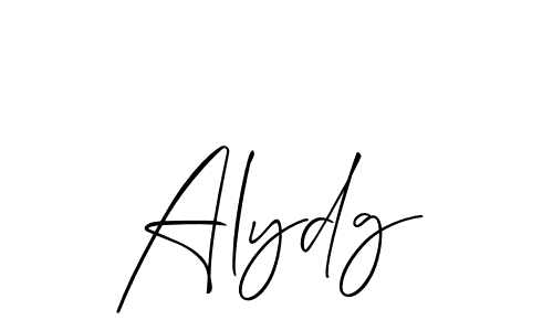 Similarly Allison_Script is the best handwritten signature design. Signature creator online .You can use it as an online autograph creator for name Alydg. Alydg signature style 2 images and pictures png