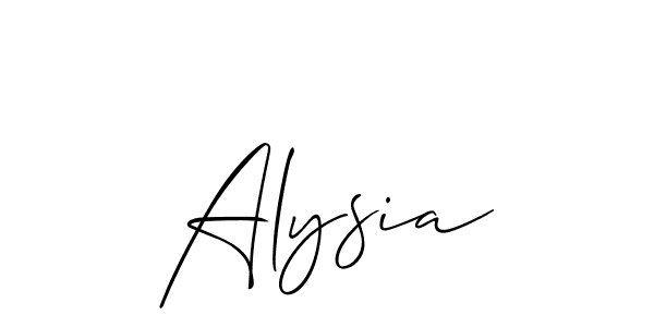 It looks lik you need a new signature style for name Alysia. Design unique handwritten (Allison_Script) signature with our free signature maker in just a few clicks. Alysia signature style 2 images and pictures png