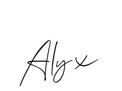 This is the best signature style for the Alyx name. Also you like these signature font (Allison_Script). Mix name signature. Alyx signature style 2 images and pictures png