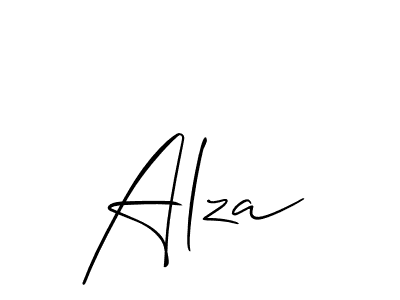 Best and Professional Signature Style for Alza. Allison_Script Best Signature Style Collection. Alza signature style 2 images and pictures png