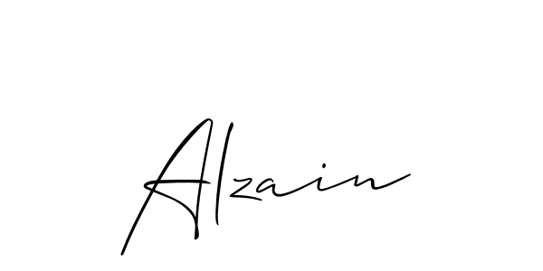 Similarly Allison_Script is the best handwritten signature design. Signature creator online .You can use it as an online autograph creator for name Alzain. Alzain signature style 2 images and pictures png