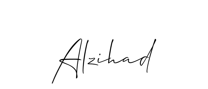 You can use this online signature creator to create a handwritten signature for the name Alzihad. This is the best online autograph maker. Alzihad signature style 2 images and pictures png