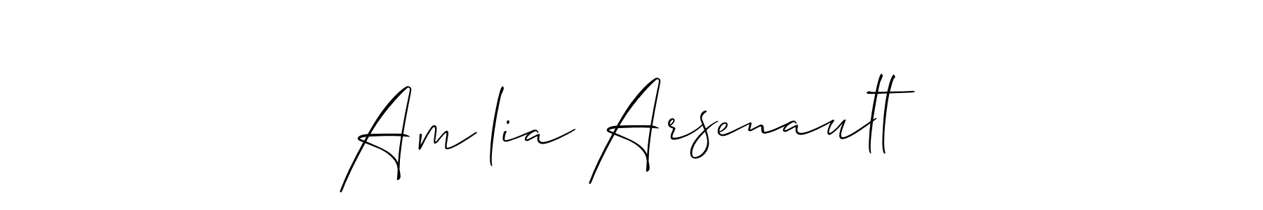 Check out images of Autograph of Am�lia Arsenault name. Actor Am�lia Arsenault Signature Style. Allison_Script is a professional sign style online. Am�lia Arsenault signature style 2 images and pictures png