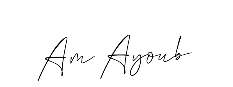 See photos of Am Ayoub official signature by Spectra . Check more albums & portfolios. Read reviews & check more about Allison_Script font. Am Ayoub signature style 2 images and pictures png