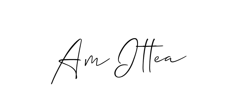 Make a beautiful signature design for name Am Ittea. With this signature (Allison_Script) style, you can create a handwritten signature for free. Am Ittea signature style 2 images and pictures png