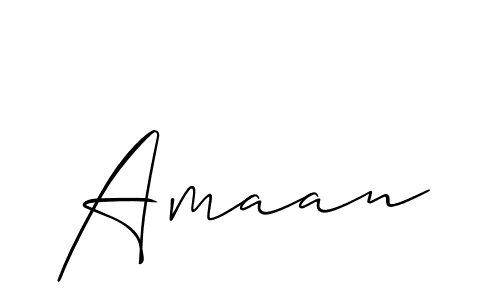 Best and Professional Signature Style for Amaan. Allison_Script Best Signature Style Collection. Amaan signature style 2 images and pictures png