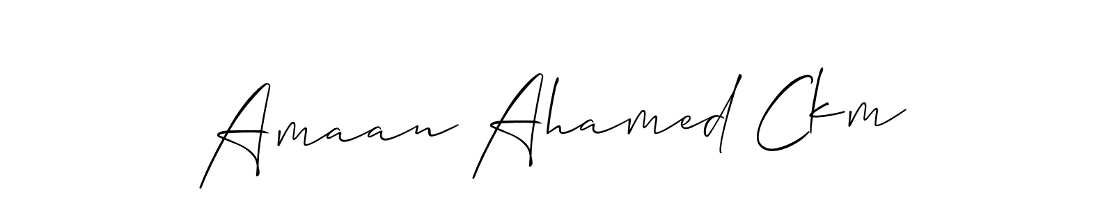 Check out images of Autograph of Amaan Ahamed Ckm name. Actor Amaan Ahamed Ckm Signature Style. Allison_Script is a professional sign style online. Amaan Ahamed Ckm signature style 2 images and pictures png