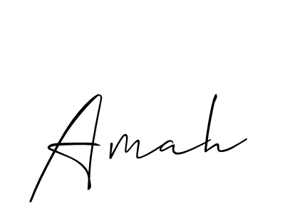 Also You can easily find your signature by using the search form. We will create Amah name handwritten signature images for you free of cost using Allison_Script sign style. Amah signature style 2 images and pictures png