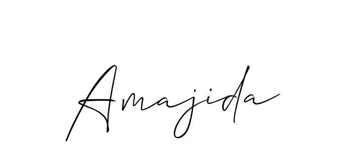 It looks lik you need a new signature style for name Amajida. Design unique handwritten (Allison_Script) signature with our free signature maker in just a few clicks. Amajida signature style 2 images and pictures png