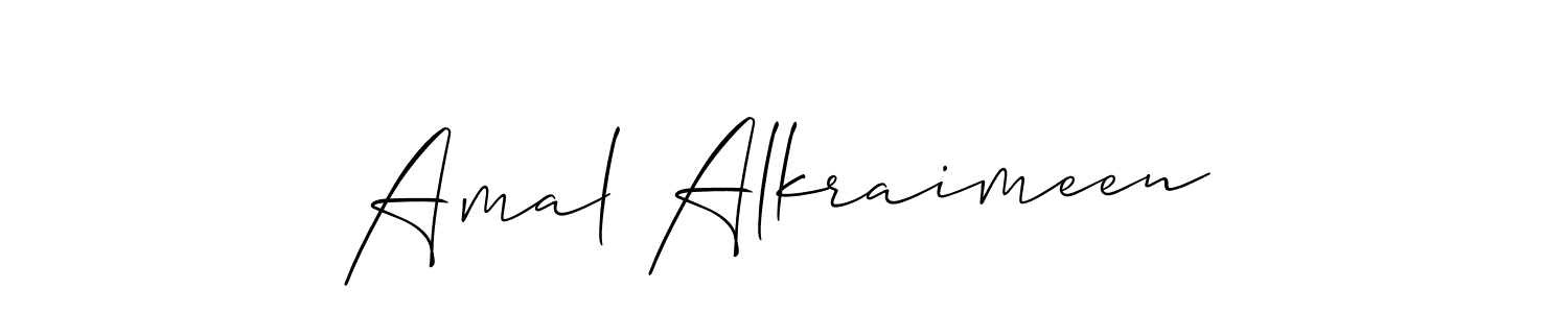 See photos of Amal Alkraimeen official signature by Spectra . Check more albums & portfolios. Read reviews & check more about Allison_Script font. Amal Alkraimeen signature style 2 images and pictures png