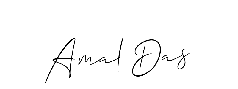 Make a short Amal Das signature style. Manage your documents anywhere anytime using Allison_Script. Create and add eSignatures, submit forms, share and send files easily. Amal Das signature style 2 images and pictures png