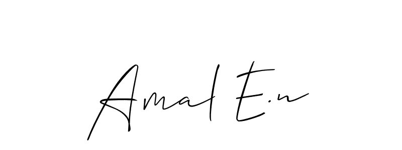 Make a short Amal E.n signature style. Manage your documents anywhere anytime using Allison_Script. Create and add eSignatures, submit forms, share and send files easily. Amal E.n signature style 2 images and pictures png