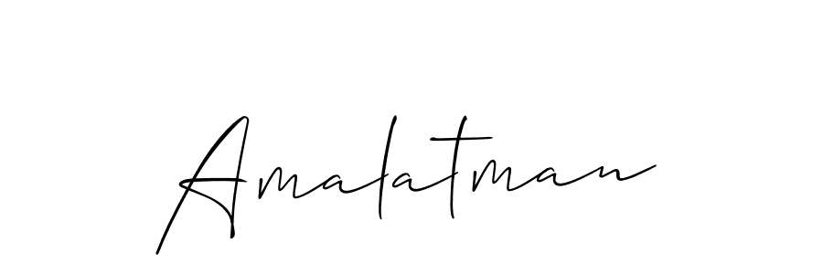 Make a beautiful signature design for name Amalatman. Use this online signature maker to create a handwritten signature for free. Amalatman signature style 2 images and pictures png