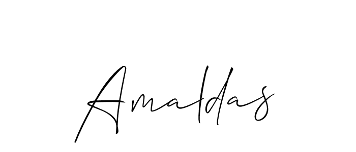 You should practise on your own different ways (Allison_Script) to write your name (Amaldas) in signature. don't let someone else do it for you. Amaldas signature style 2 images and pictures png