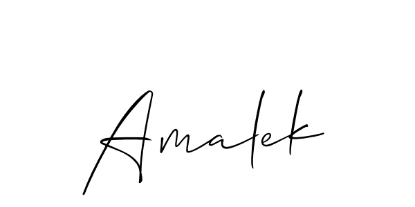 How to make Amalek name signature. Use Allison_Script style for creating short signs online. This is the latest handwritten sign. Amalek signature style 2 images and pictures png