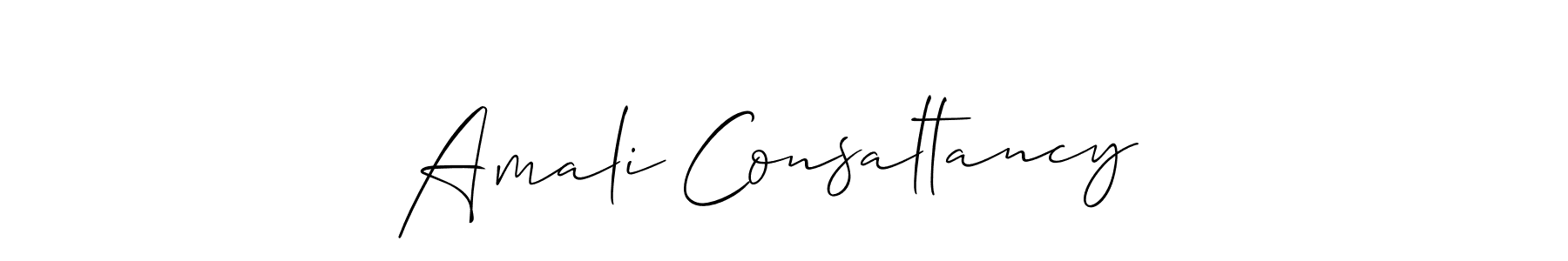 Make a beautiful signature design for name Amali Consaltancy . Use this online signature maker to create a handwritten signature for free. Amali Consaltancy  signature style 2 images and pictures png