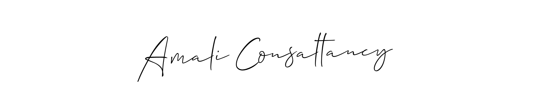 This is the best signature style for the Amali Consaltancy  name. Also you like these signature font (Allison_Script). Mix name signature. Amali Consaltancy  signature style 2 images and pictures png