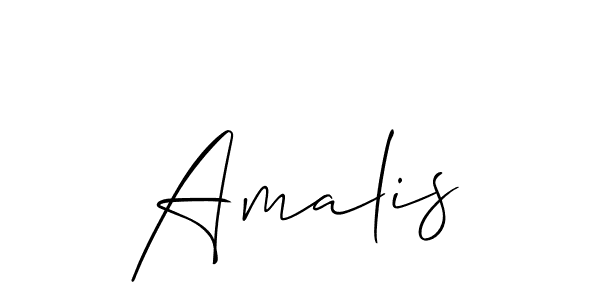 Also You can easily find your signature by using the search form. We will create Amalis name handwritten signature images for you free of cost using Allison_Script sign style. Amalis signature style 2 images and pictures png