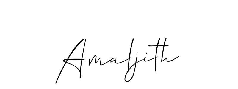 Here are the top 10 professional signature styles for the name Amaljith. These are the best autograph styles you can use for your name. Amaljith signature style 2 images and pictures png