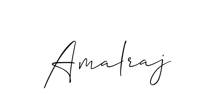 Make a beautiful signature design for name Amalraj. With this signature (Allison_Script) style, you can create a handwritten signature for free. Amalraj signature style 2 images and pictures png