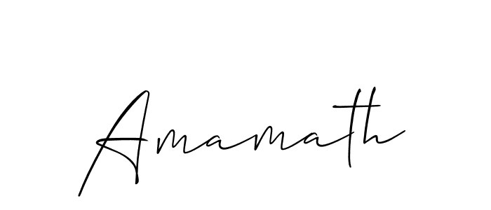How to Draw Amamath signature style? Allison_Script is a latest design signature styles for name Amamath. Amamath signature style 2 images and pictures png