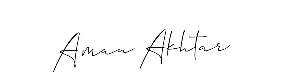 You should practise on your own different ways (Allison_Script) to write your name (Aman Akhtar) in signature. don't let someone else do it for you. Aman Akhtar signature style 2 images and pictures png