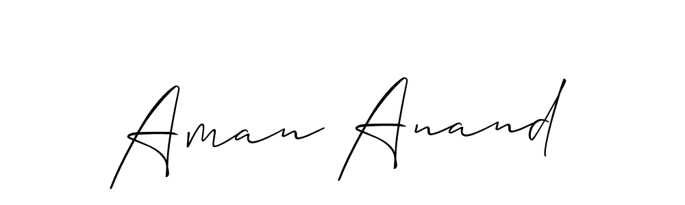 Once you've used our free online signature maker to create your best signature Allison_Script style, it's time to enjoy all of the benefits that Aman Anand name signing documents. Aman Anand signature style 2 images and pictures png