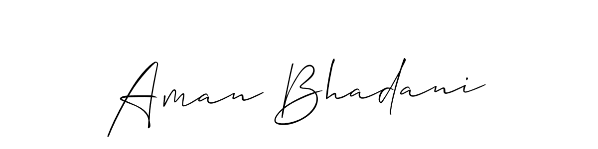 Check out images of Autograph of Aman Bhadani name. Actor Aman Bhadani Signature Style. Allison_Script is a professional sign style online. Aman Bhadani signature style 2 images and pictures png