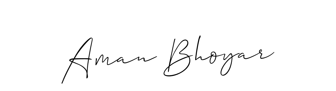 if you are searching for the best signature style for your name Aman Bhoyar. so please give up your signature search. here we have designed multiple signature styles  using Allison_Script. Aman Bhoyar signature style 2 images and pictures png