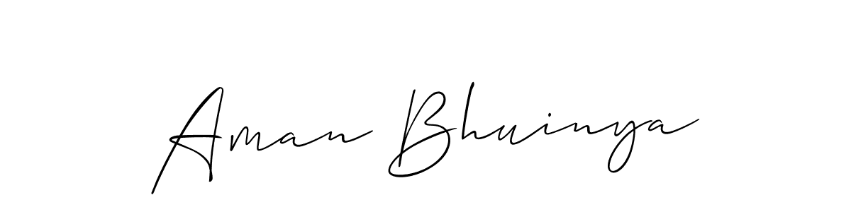 Once you've used our free online signature maker to create your best signature Allison_Script style, it's time to enjoy all of the benefits that Aman Bhuinya name signing documents. Aman Bhuinya signature style 2 images and pictures png