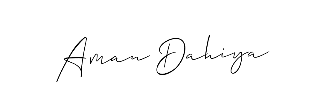 Make a beautiful signature design for name Aman Dahiya. Use this online signature maker to create a handwritten signature for free. Aman Dahiya signature style 2 images and pictures png