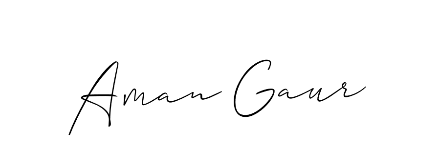 Also You can easily find your signature by using the search form. We will create Aman Gaur name handwritten signature images for you free of cost using Allison_Script sign style. Aman Gaur signature style 2 images and pictures png